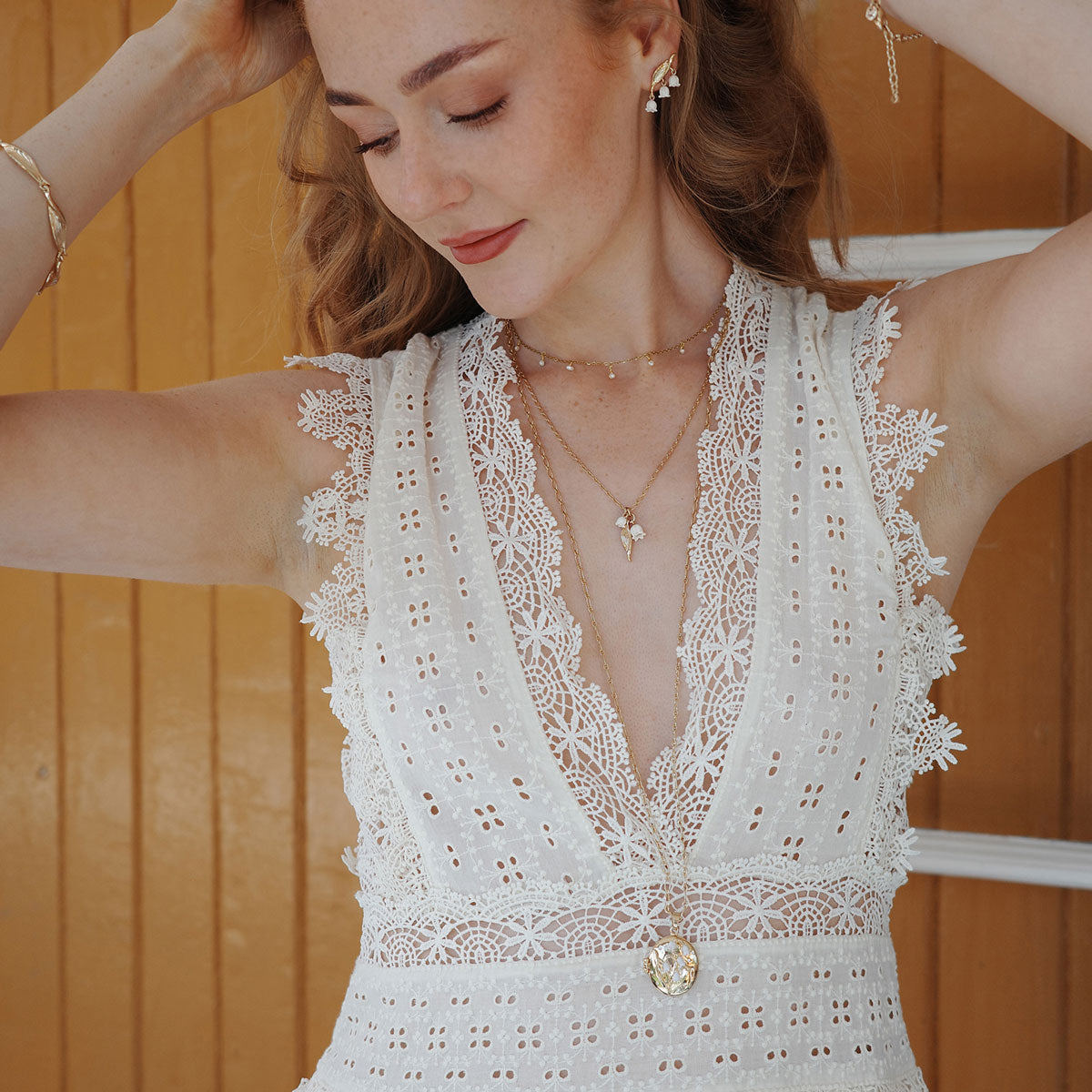 Lilies&Pearls necklace