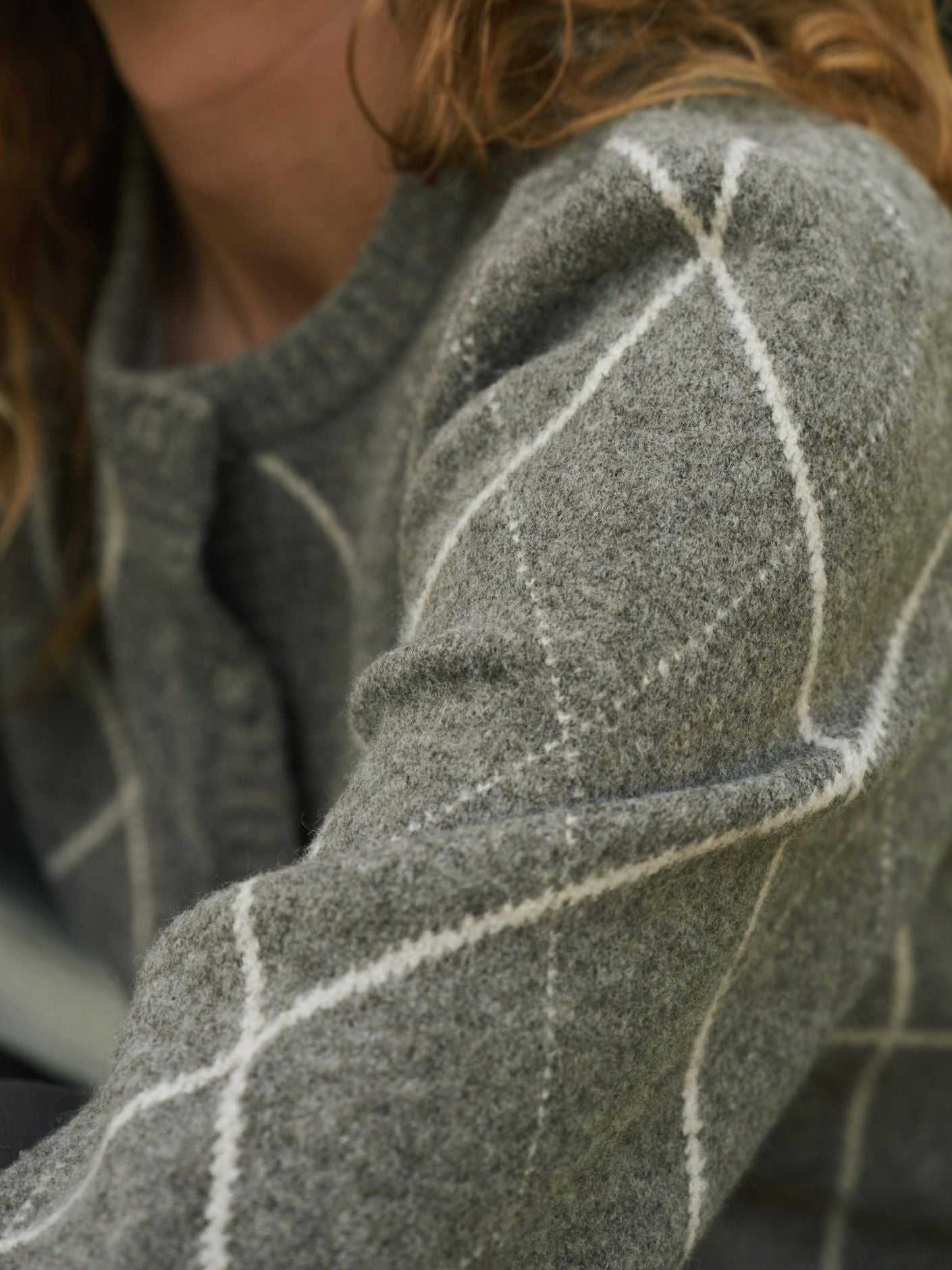 Koteas check knit cardigan