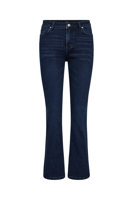 Johanna Kick Flare Wash Cool Midnight Blue
