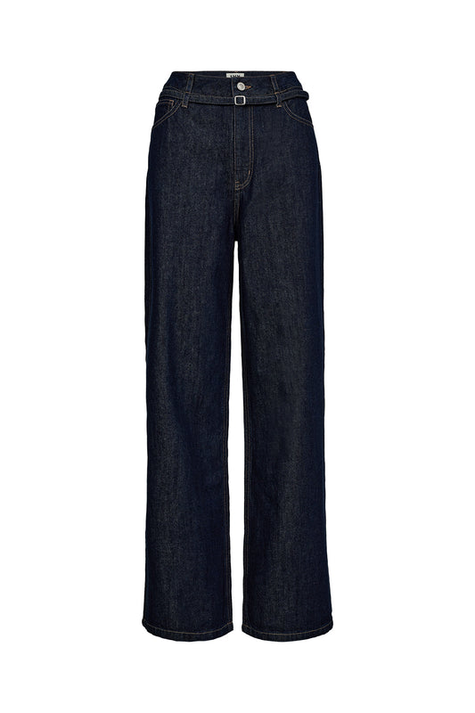 Brooke belted jeans wash Manhattan rise