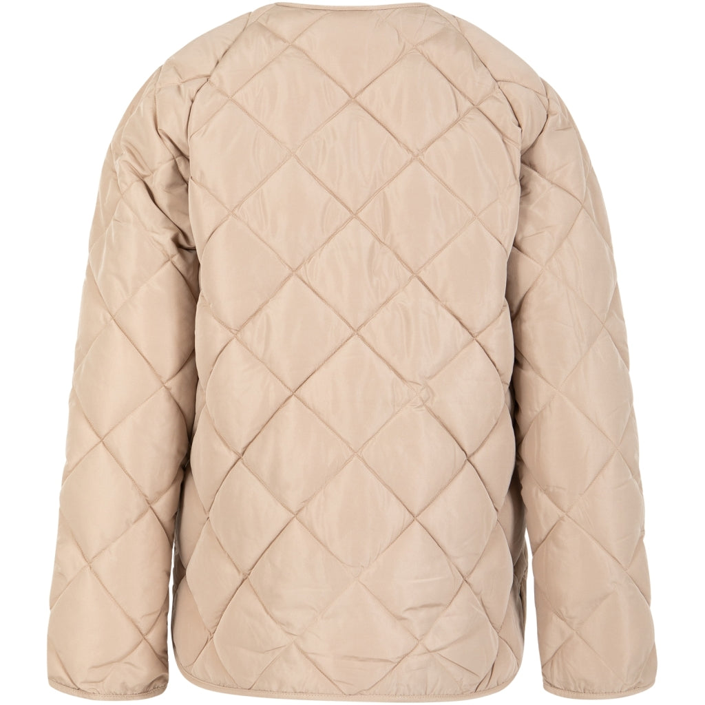 Asta quilted loose jacket - Sand