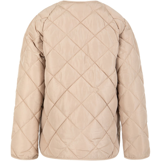 Asta quilted loose jacket - Sand