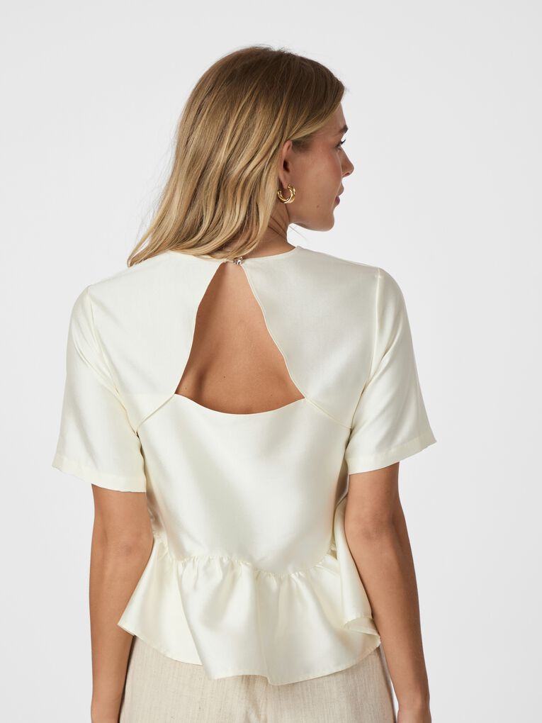 Alva Dull Satin Blouse