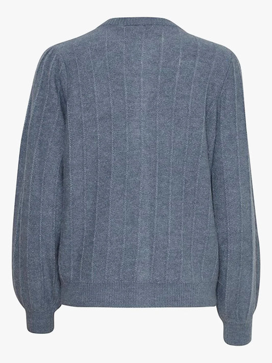 Ichi cardigan blå