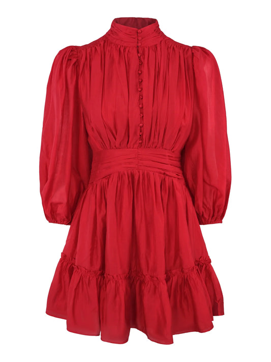 Vanity Dress Deep Red