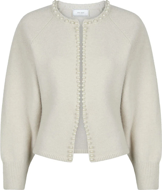 Lilly pearl cardigan Ivory