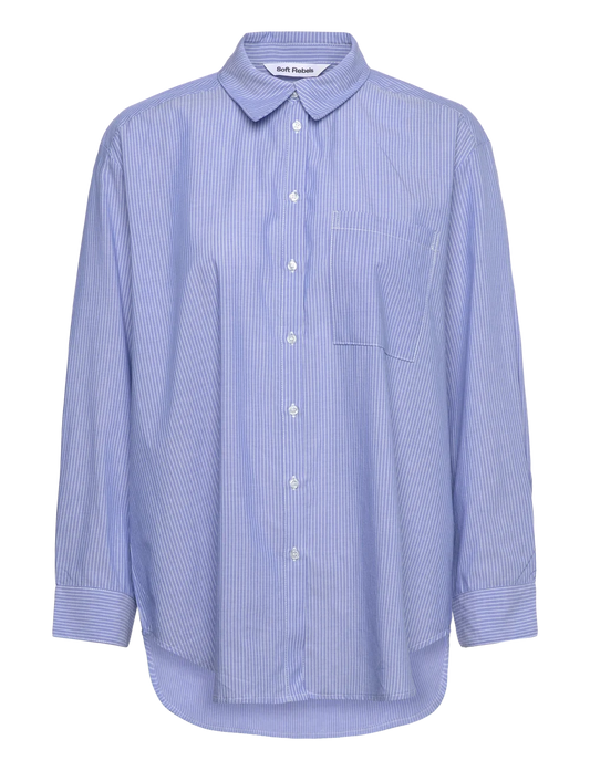 Veronica striped shirt Blå