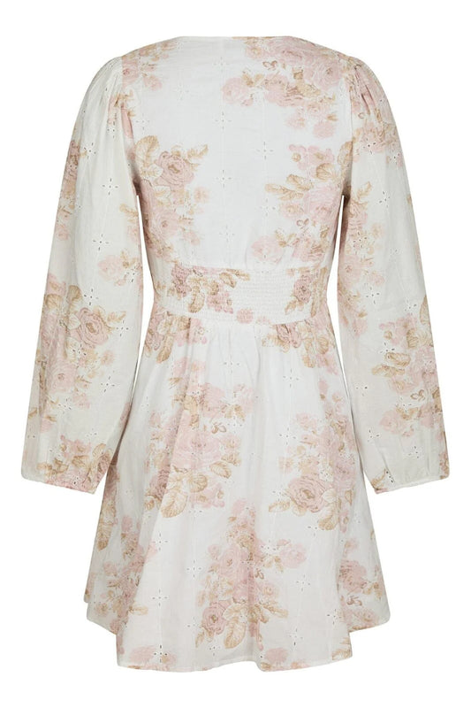 Milly emb rose dress dusty pink