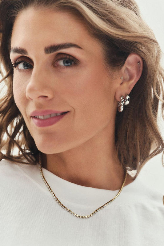 Tone Damli Embrace me hoop silver