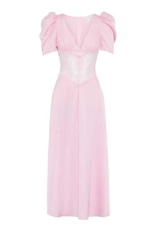 Francis lace dress pink