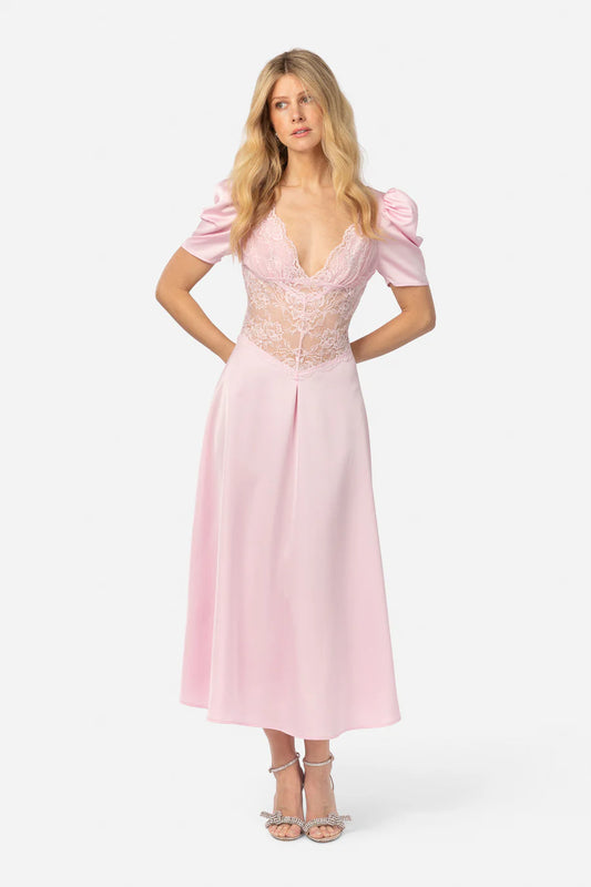 Francis lace dress pink