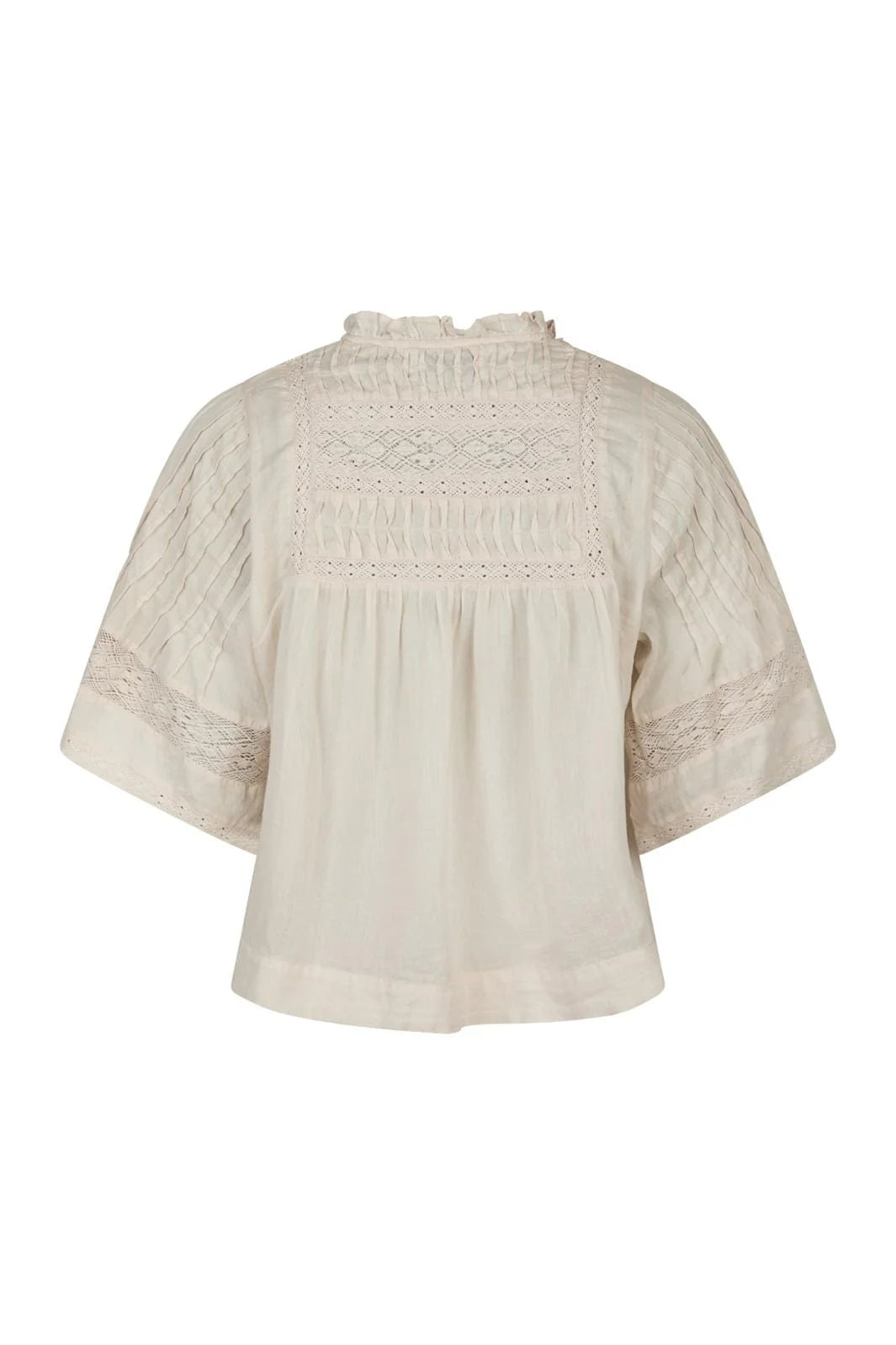 Siama S voile blouse beige