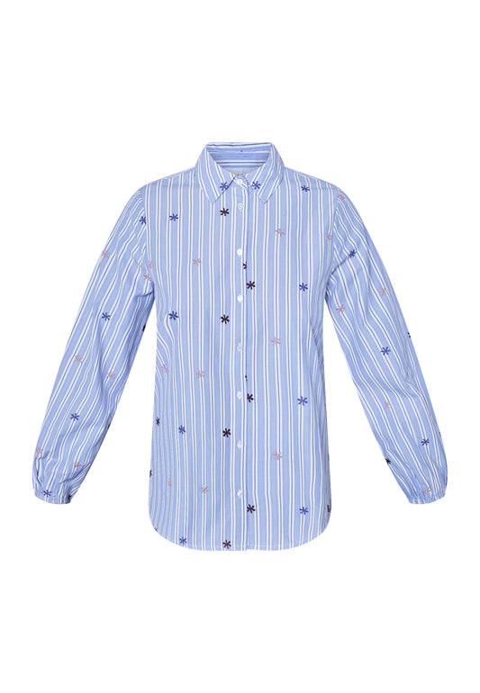 ISTEA Skjorte -  Blue Stripe