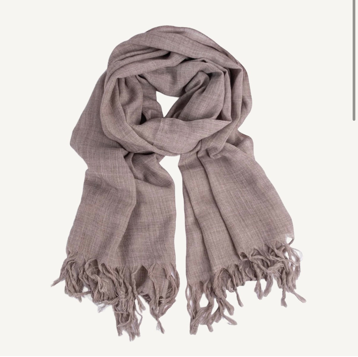 Scarves, Wool 100x200 Brown
