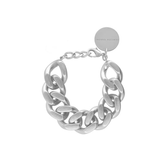 Flat Chain Bracelet-Silver Vintage