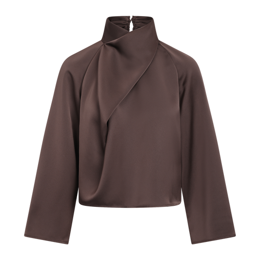 Cira Blouse Black Coffe