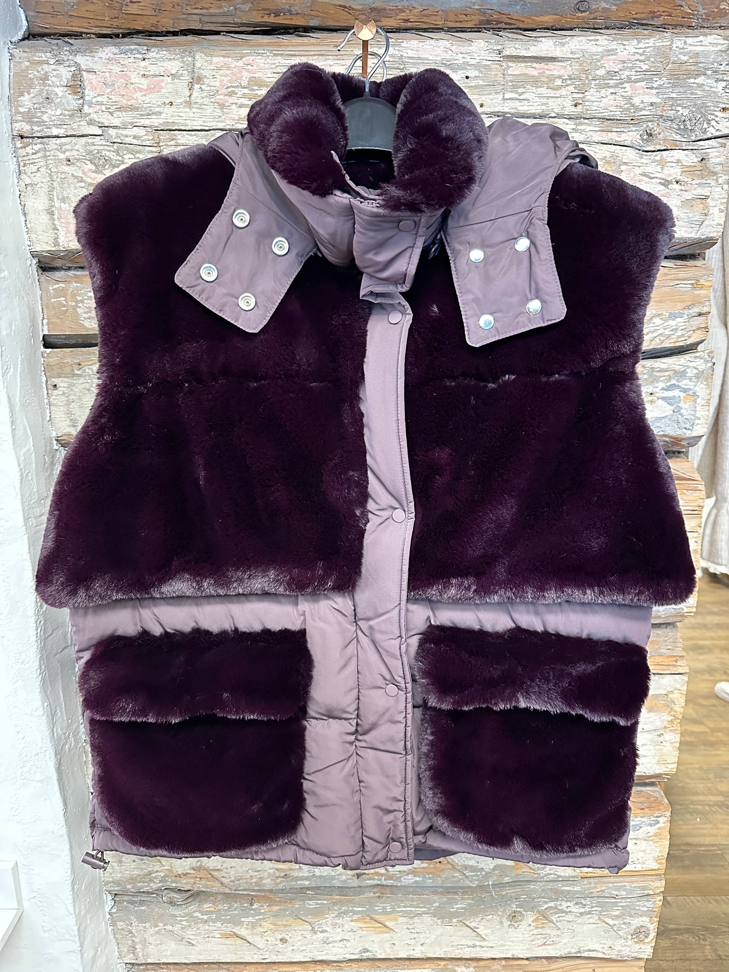 BJ 19246 Gilet-Raisin